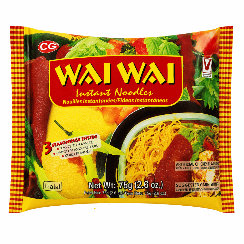 Wai Wai Chicken Noodles Instant 75 g buy online USA - 1
